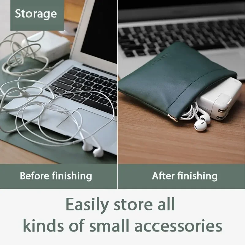 PU Leather Home Storage Bag — angle 4, free shipping at JEHORIZON