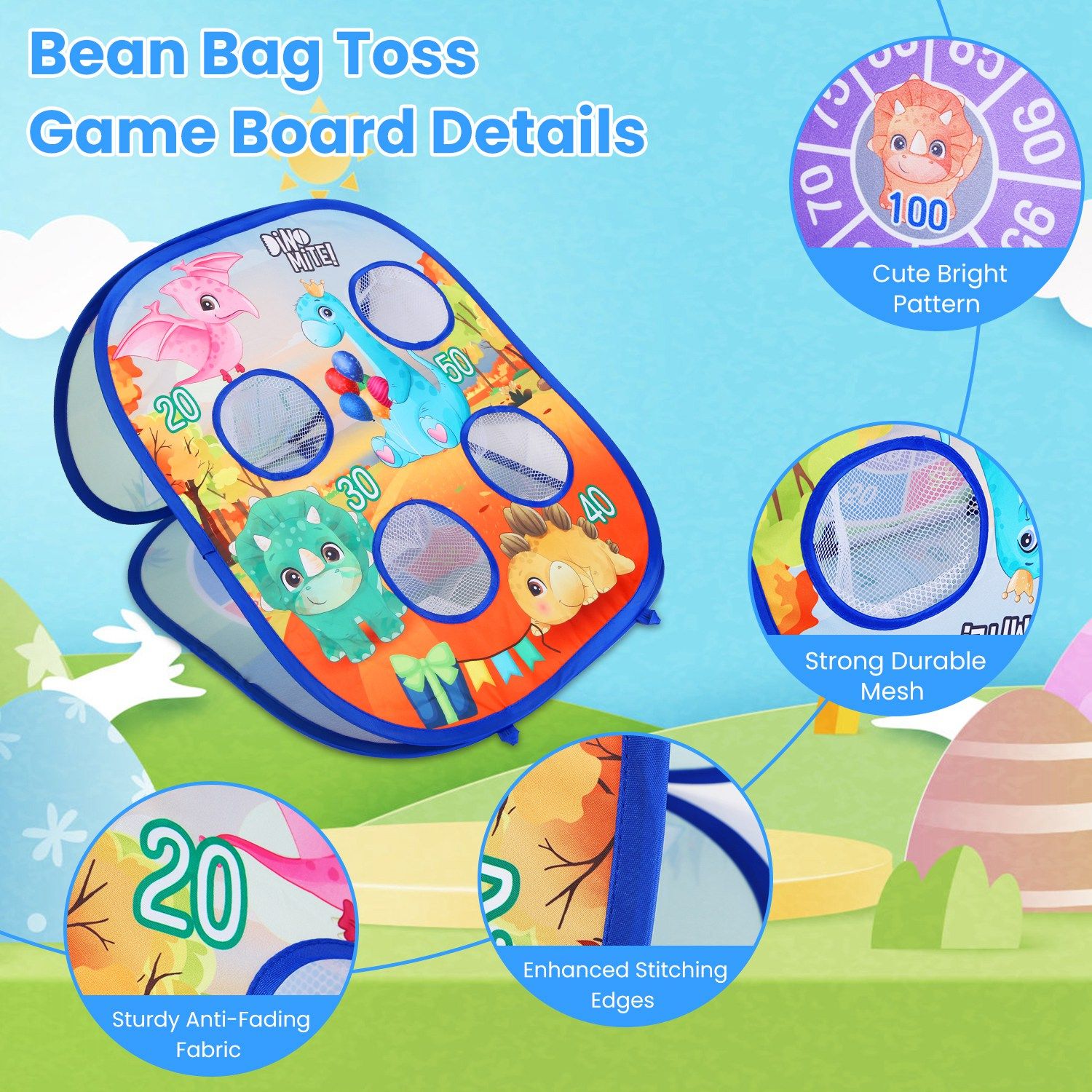 5-In-1 Kids Toss Game Set Toys Games — angle 3, free shipping at JEHORIZON