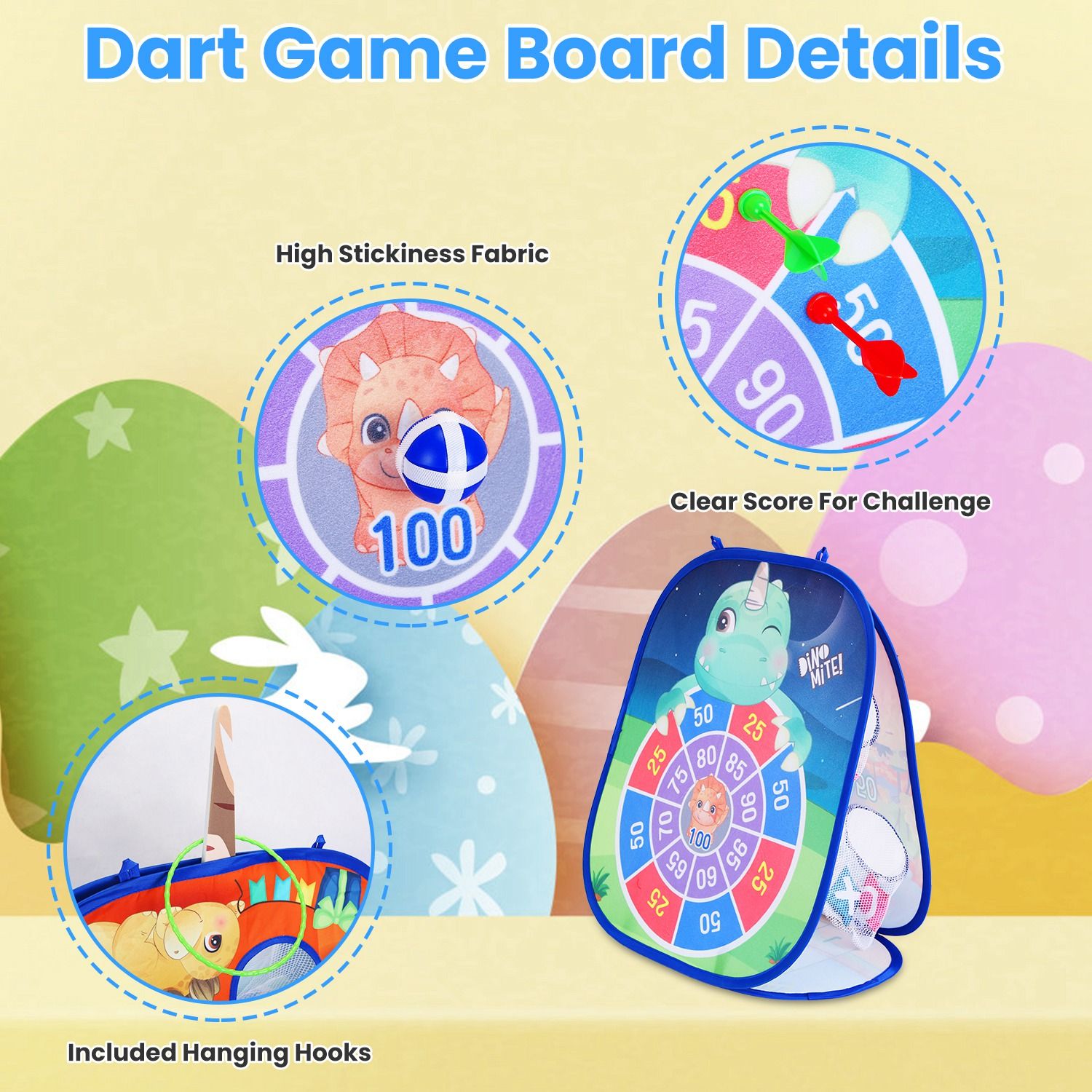 5-In-1 Kids Toss Game Set Toys Games — angle 4, free shipping at JEHORIZON