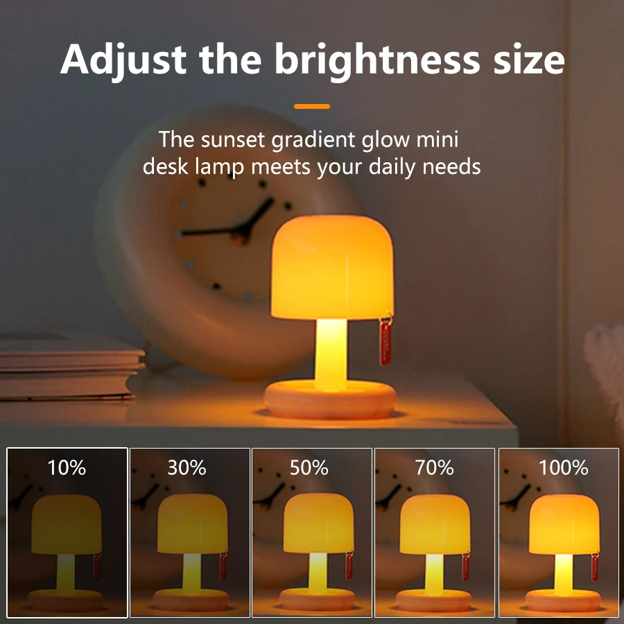 Sunset LED Night Light — angle 3, free shipping at JEHORIZON