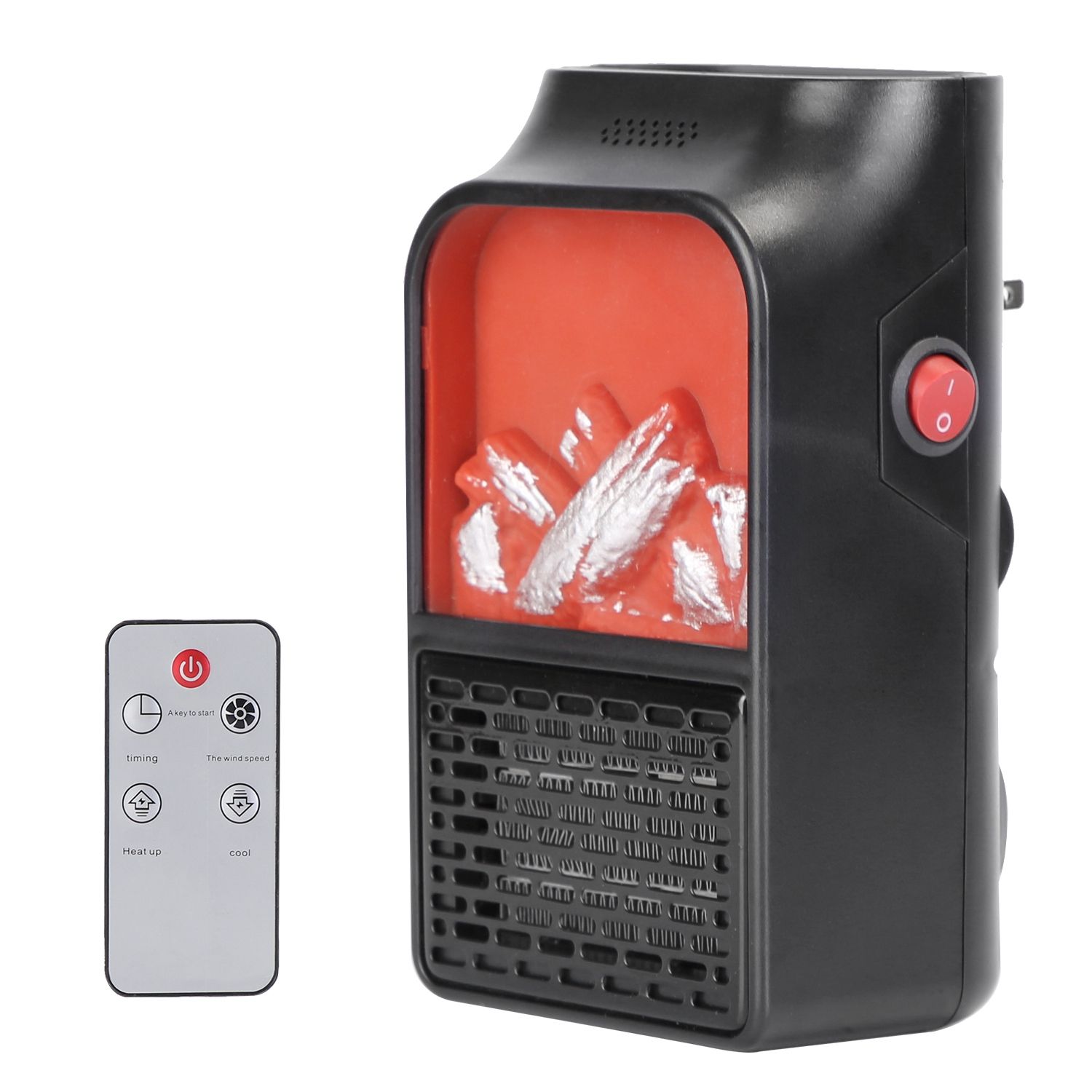 800w Rotatable Plug Space Heater — Shop at JEHORIZON with free shipping