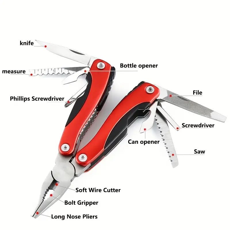 Multi-Function Camping Pliers Outdoor Camping — angle 6, free shipping at JEHORIZON