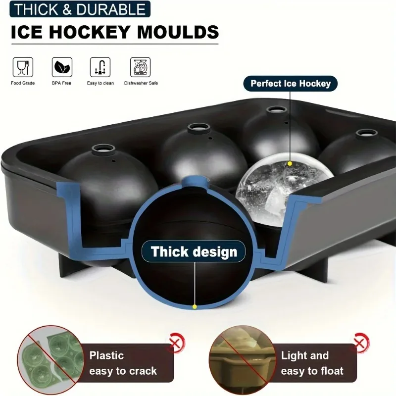 Silicone Ice Ball Maker Tray Kitchen Gadgets - view 3