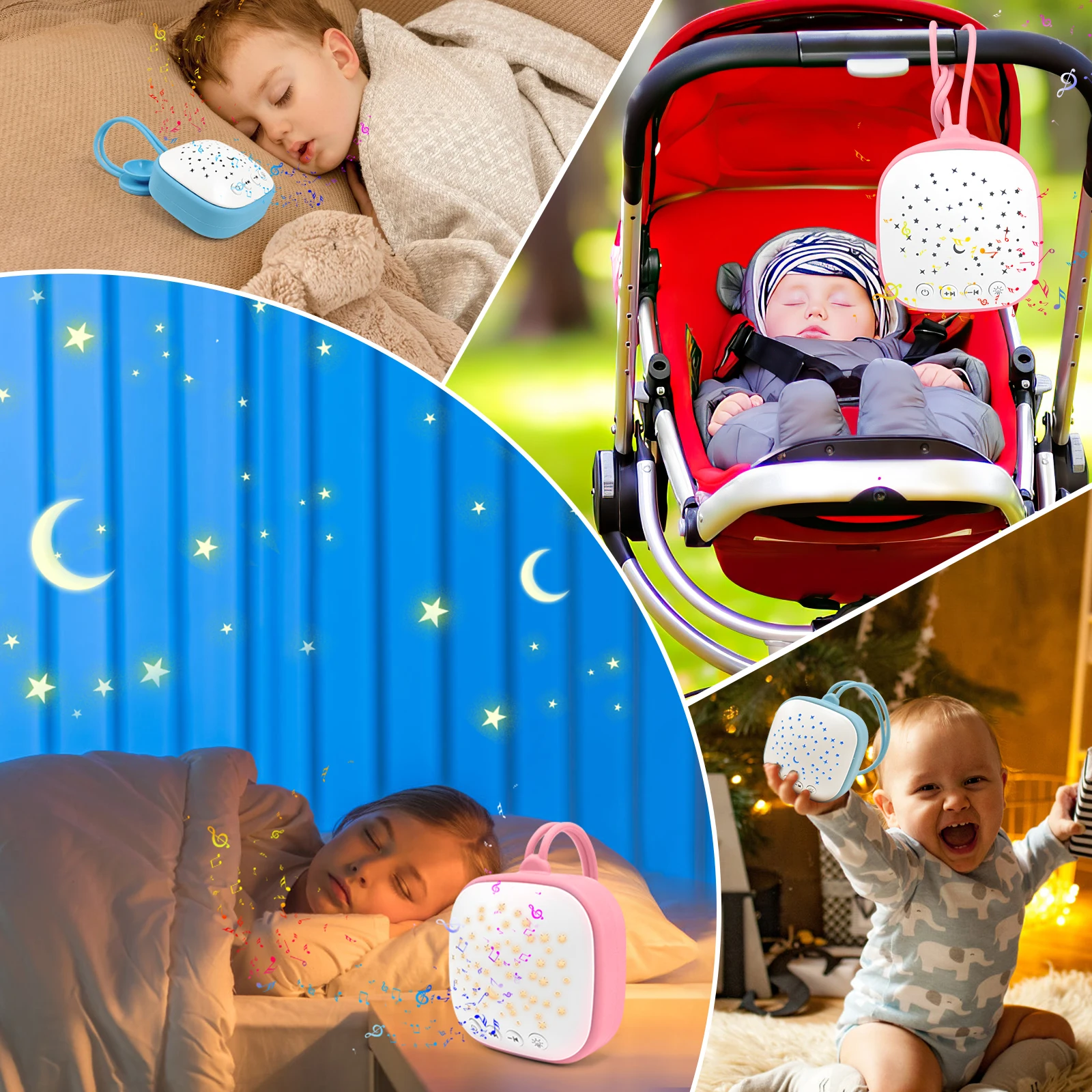 Portable White Noise Sound Machine Baby Kids - view 6