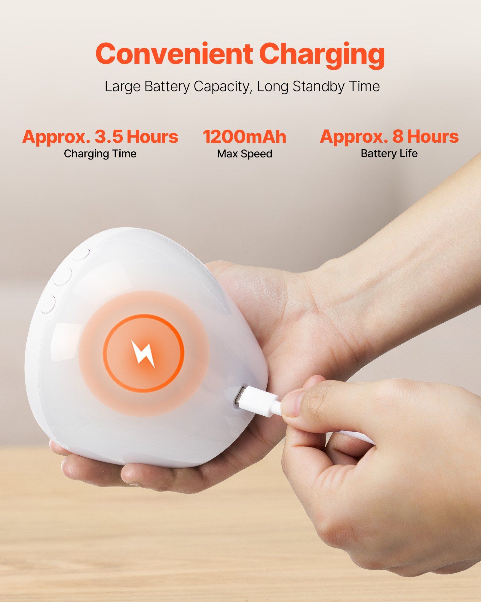 Baby Sleep Sound Machine with Night Light — angle 4, free shipping at JEHORIZON