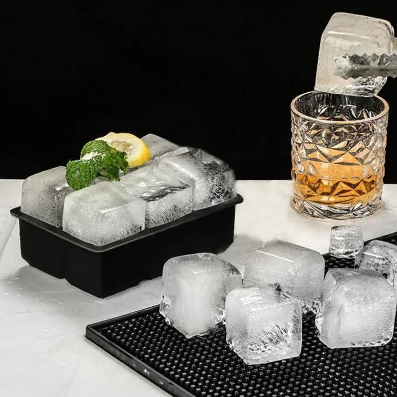4/6/8Grid Ice Ball Maker Silicone Ice Cube Mold Tray DIY Freeze Ice Maker — angle 5, free shipping at JEHORIZON