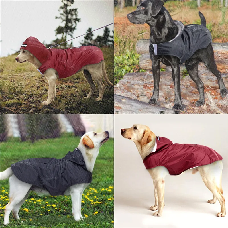 Dog Waterproof Rain Poncho Pet Supplies — angle 4, free shipping at JEHORIZON