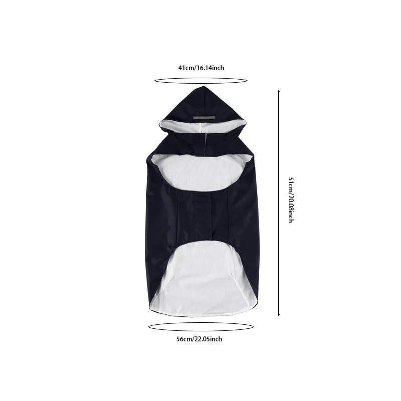 Dog Waterproof Rain Poncho Pet Supplies — angle 6, free shipping at JEHORIZON