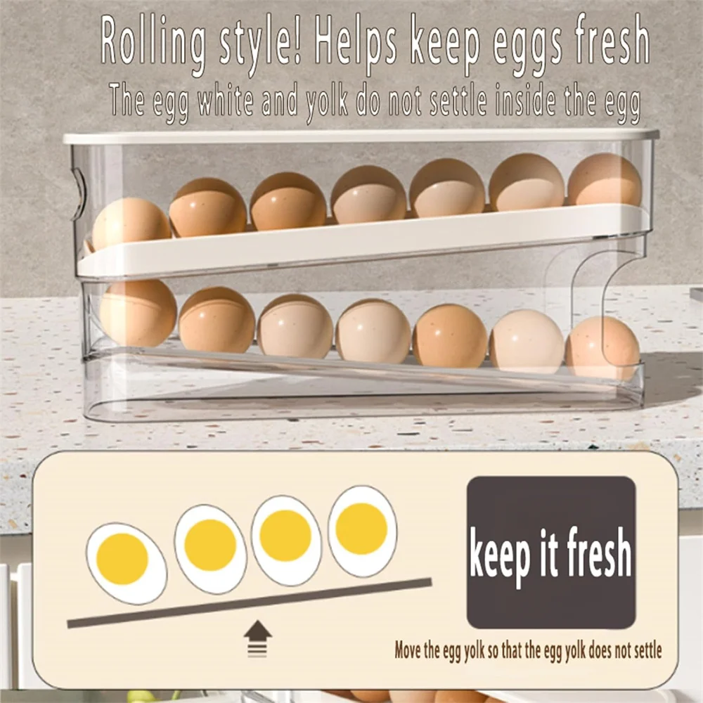 Home Egg Organizer — angle 3, free shipping at JEHORIZON