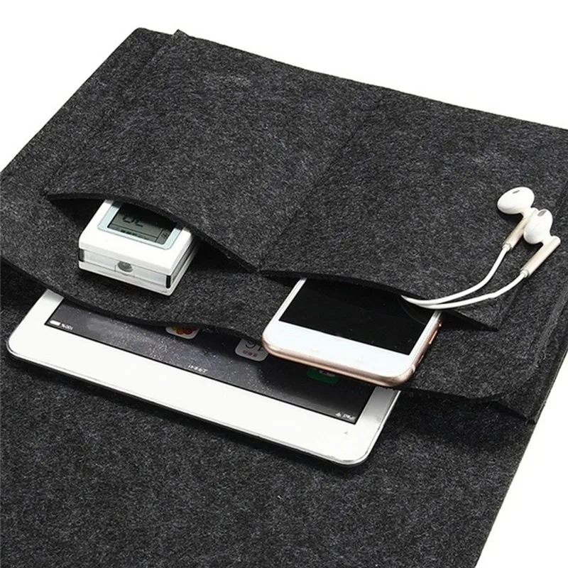 Felt Bedside Storage Caddy — angle 5, free shipping at JEHORIZON