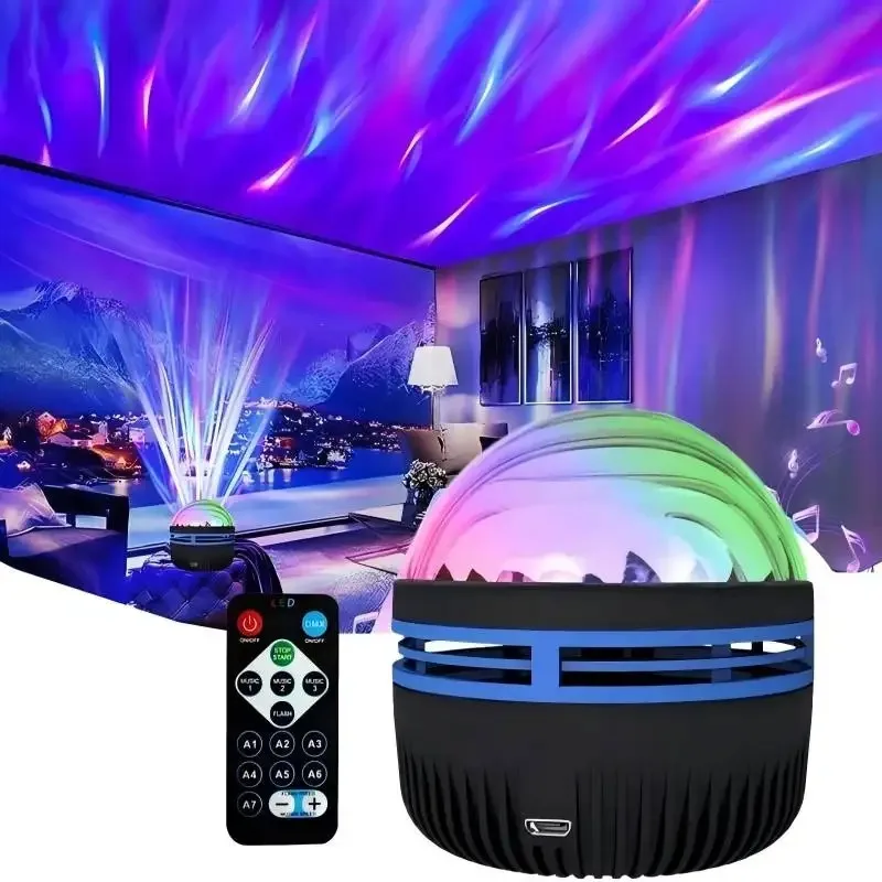 Ocean Wave Starry Sky Projector Home Decor - view 3