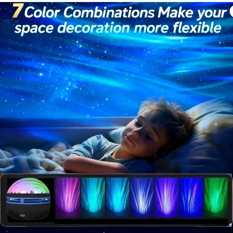 Ocean Wave Starry Sky Projector Home Decor - view 5