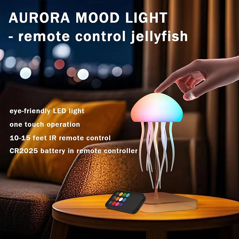 LED Jellyfish Lamp Home Decor - view 5