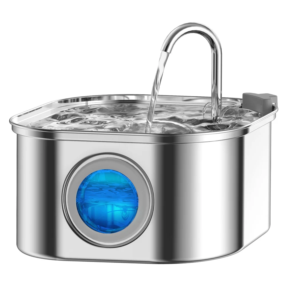Stainless Steel Pet Water Fountain — Shop at JEHORIZON with free shipping