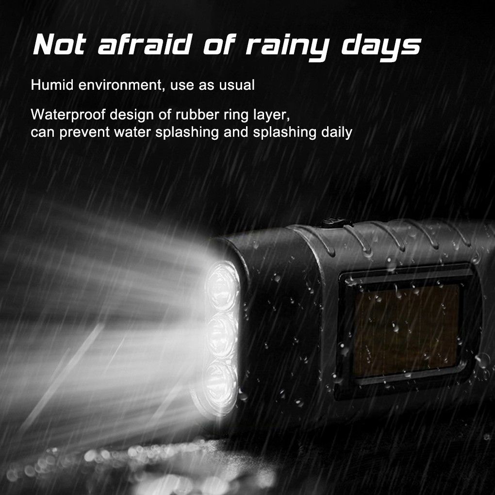 Rechargeable LED Flashlight for Adventures — angle 3, free shipping at JEHORIZON