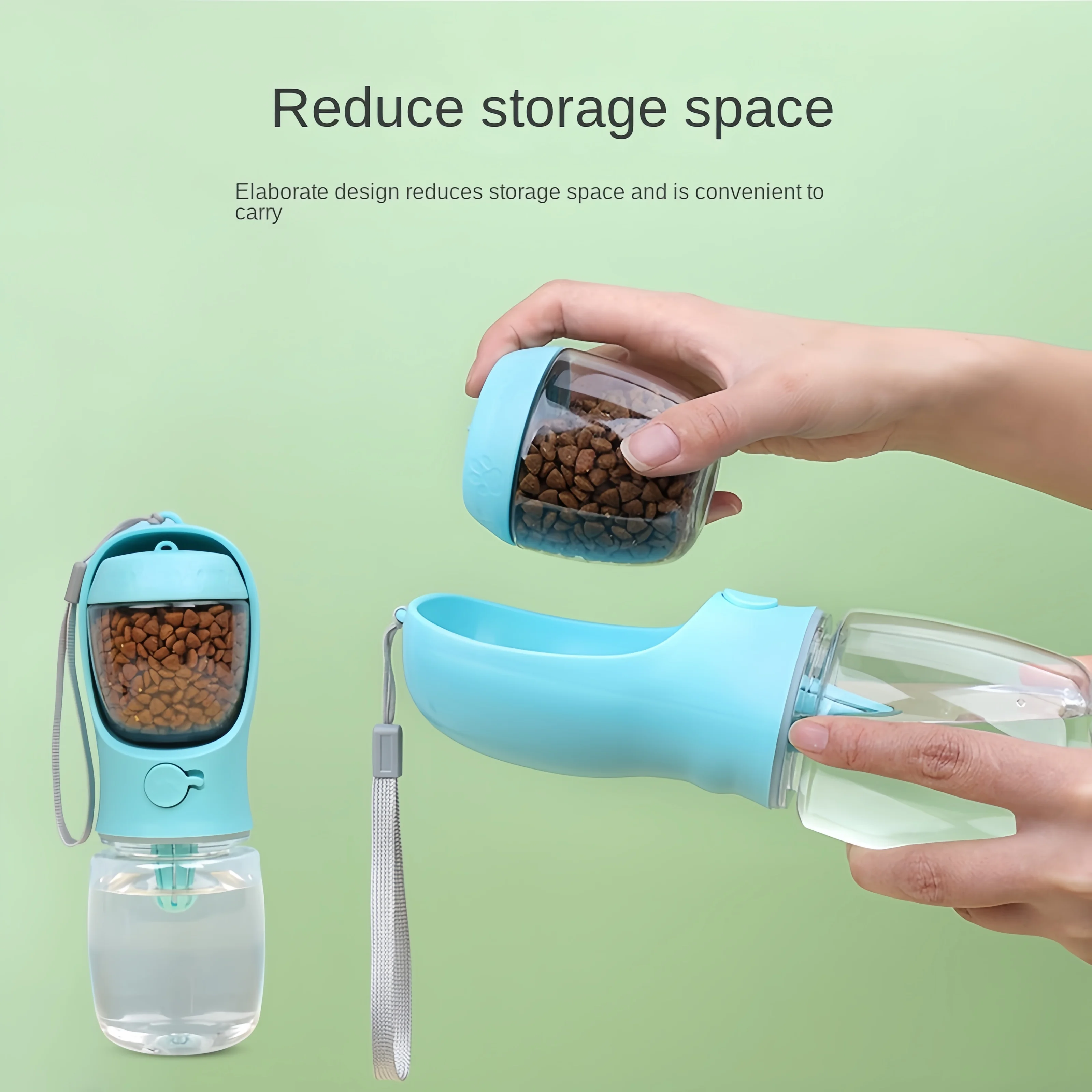 Portable Pet Water Bottle — angle 5, free shipping at JEHORIZON