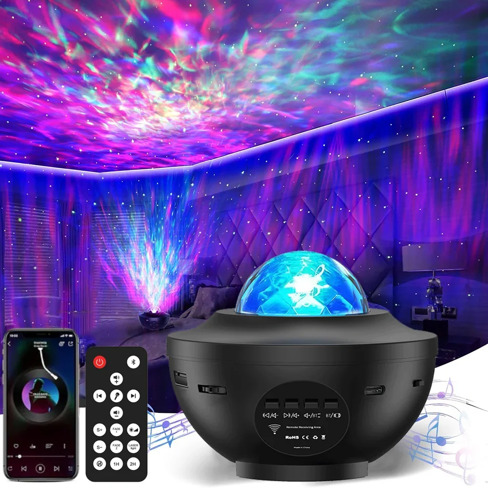Galaxy Star Projector Night Light - view 2