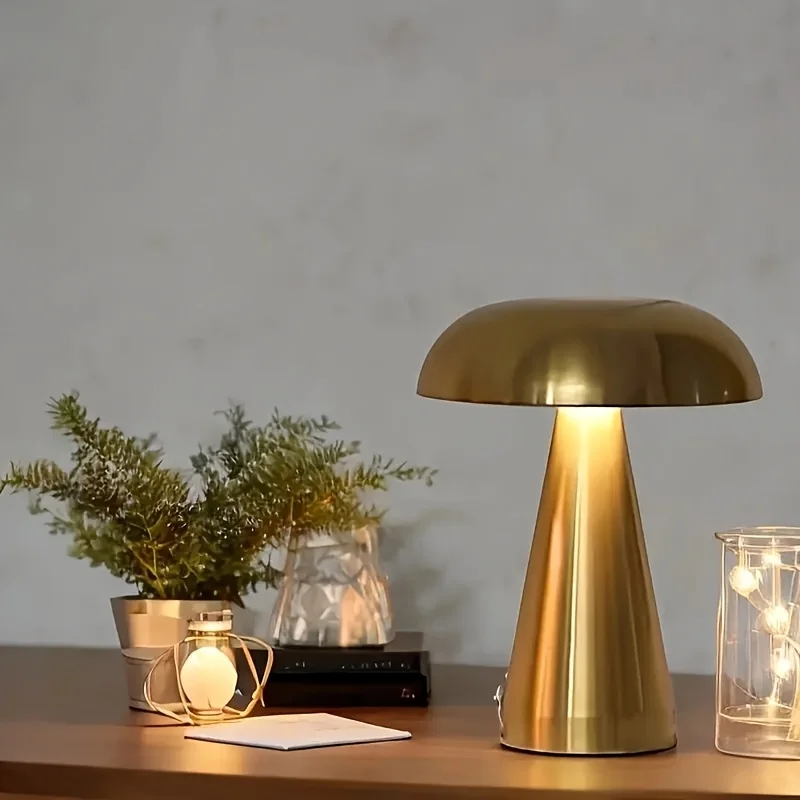 Retro Mushroom LED Table Lamp Home Decor - view 2