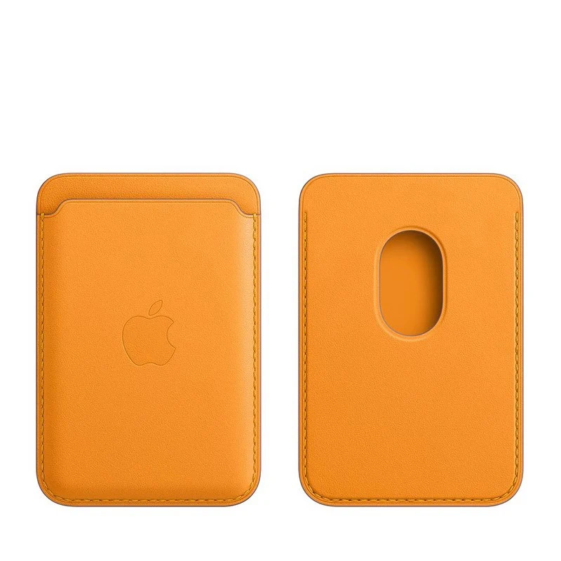 MagSafe Leather Card Holder — angle 2, free shipping at JEHORIZON