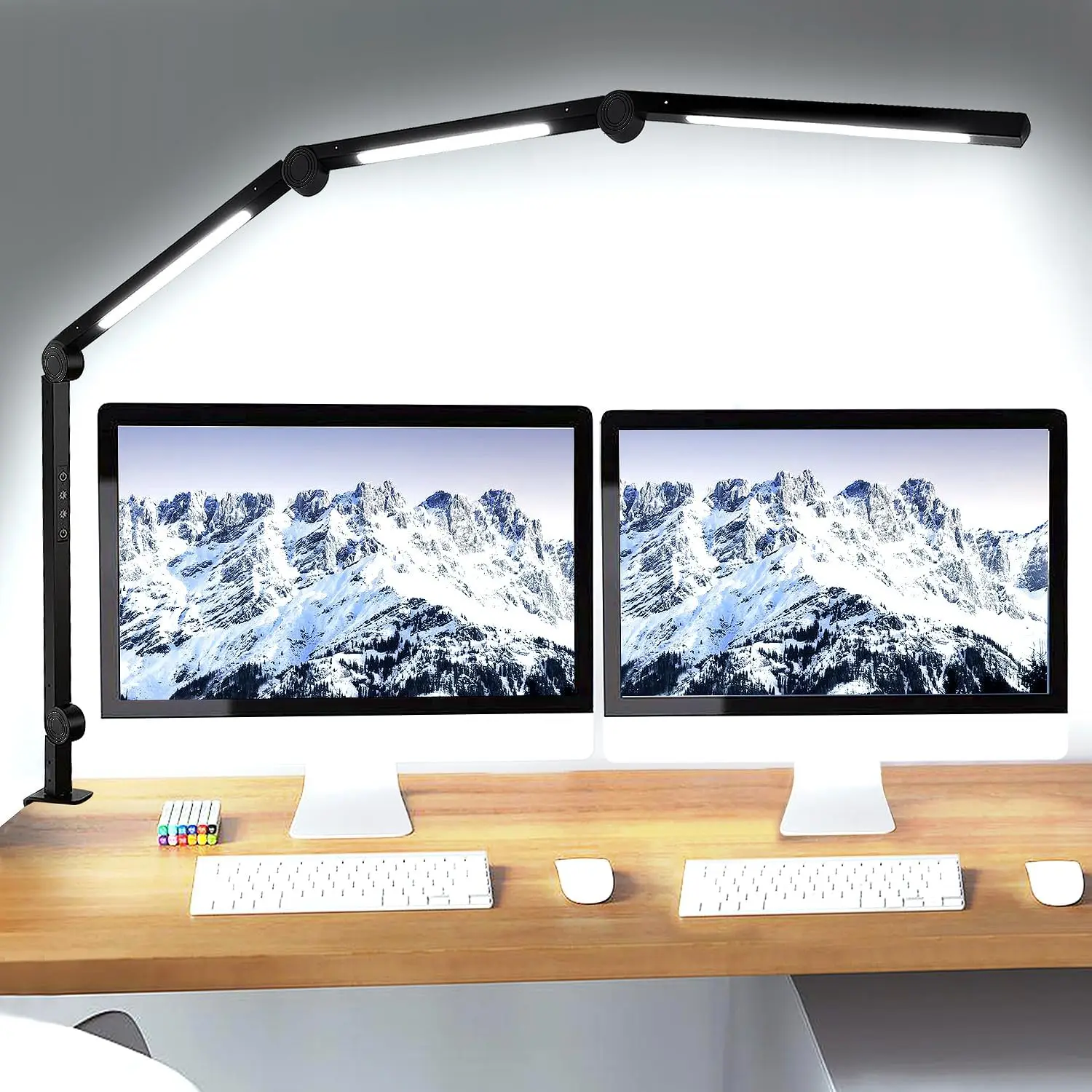 Clamp Swing Arm Desk Lamp — Shop at JEHORIZON with free shipping