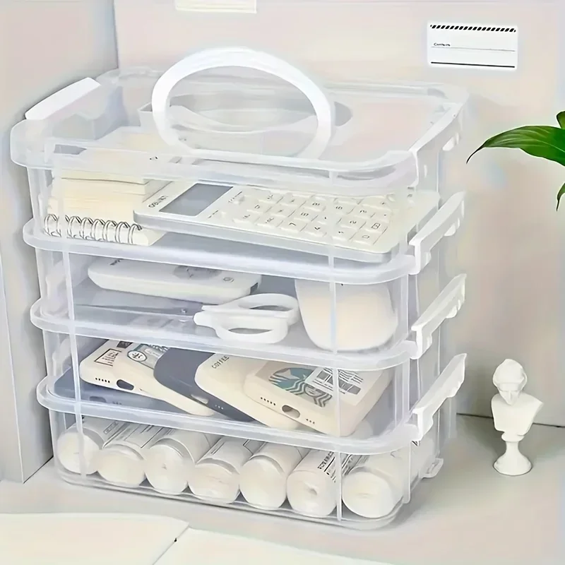 4-Layer Stackable Desk Organizer Home Decor - view 6