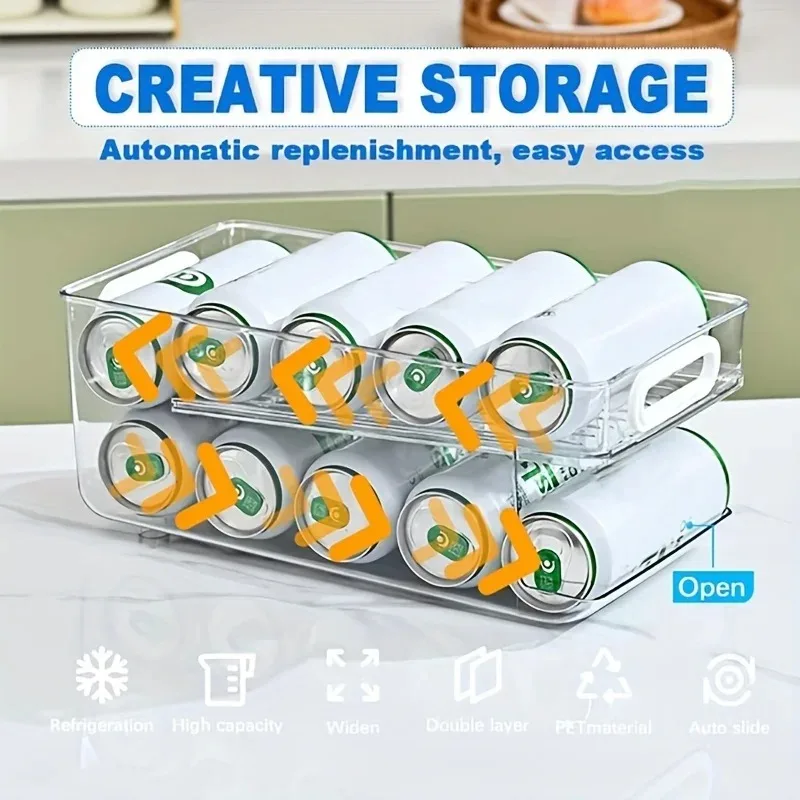 Soda Can Fridge Dispenser — angle 5, free shipping at JEHORIZON