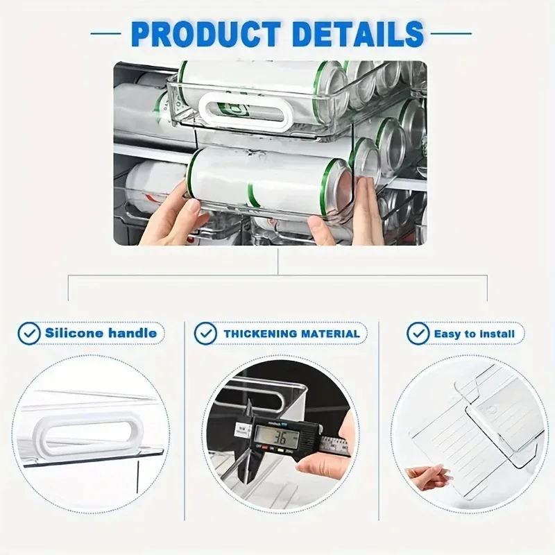 Soda Can Fridge Dispenser — angle 6, free shipping at JEHORIZON