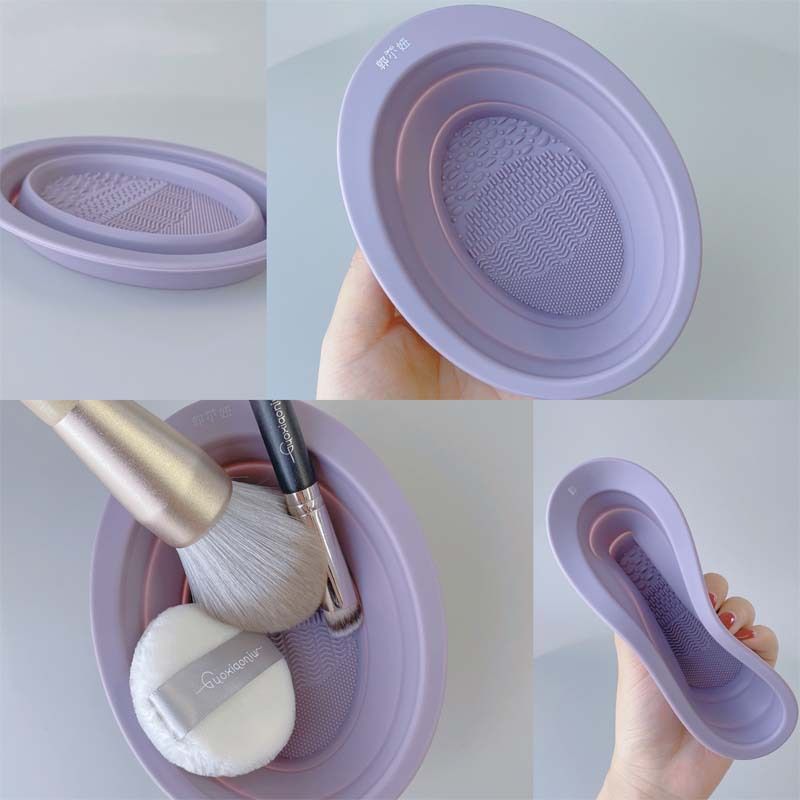 Silicone Makeup Brush Cleaning Cup — Shop at JEHORIZON with free shipping