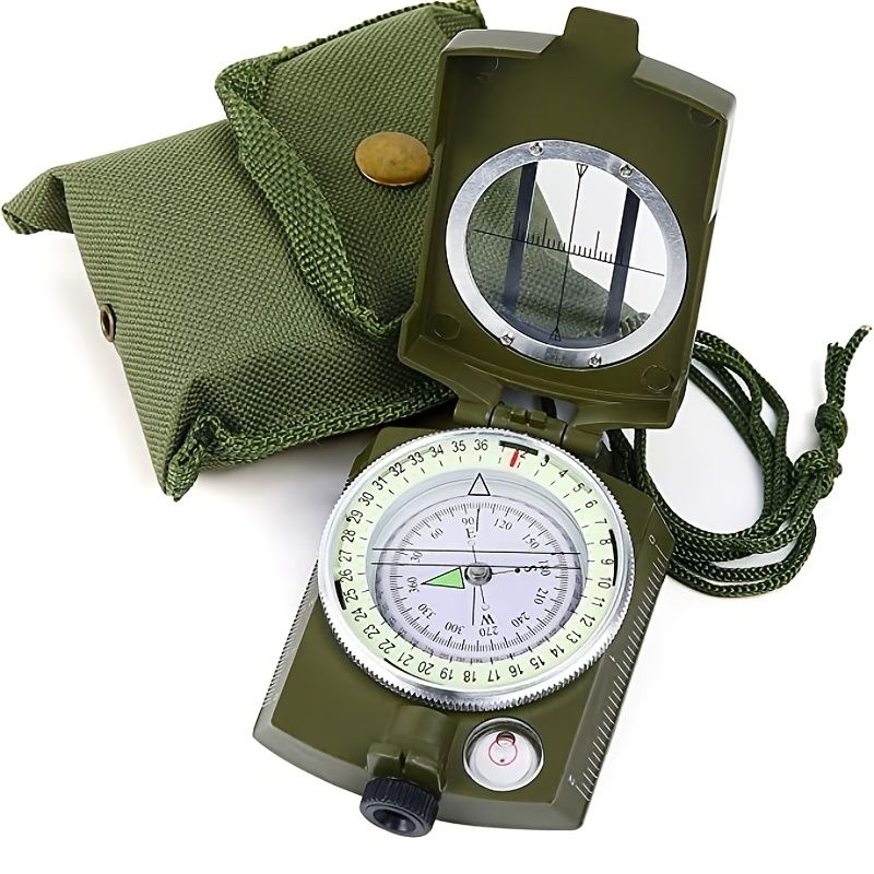 Rugged Waterproof Compass for Explorers — angle 2, free shipping at JEHORIZON