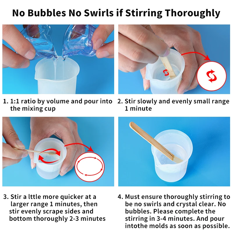 Crystal Clear Epoxy Resin Kit Trending — angle 4, free shipping at JEHORIZON