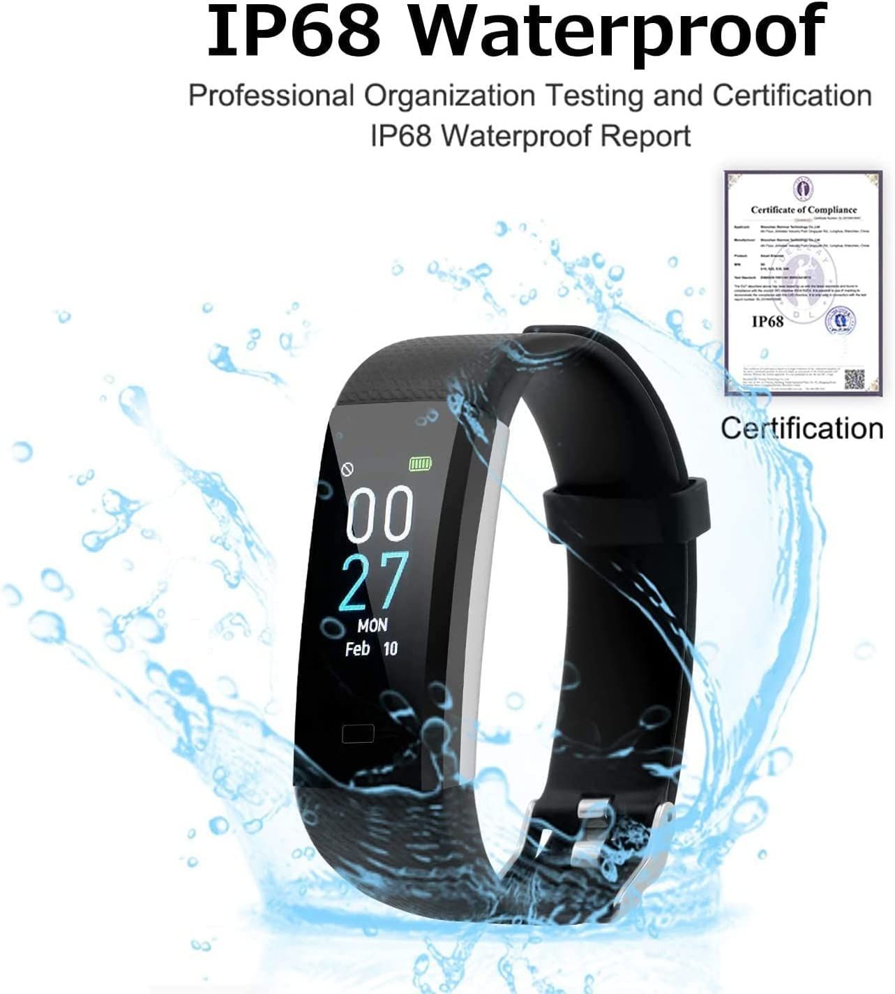S5 Fitness Tracker Smart Watch — angle 2, free shipping at JEHORIZON