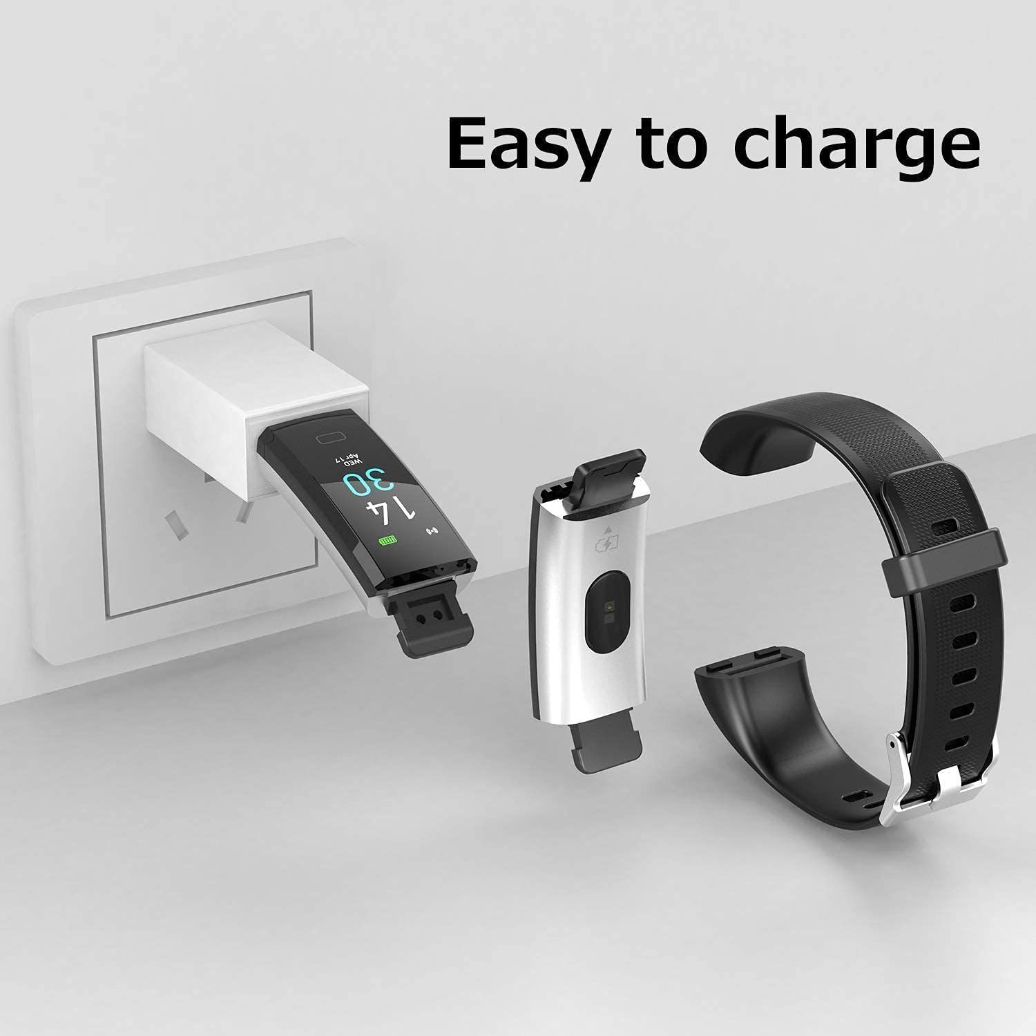 S5 Fitness Tracker Smart Watch — angle 3, free shipping at JEHORIZON