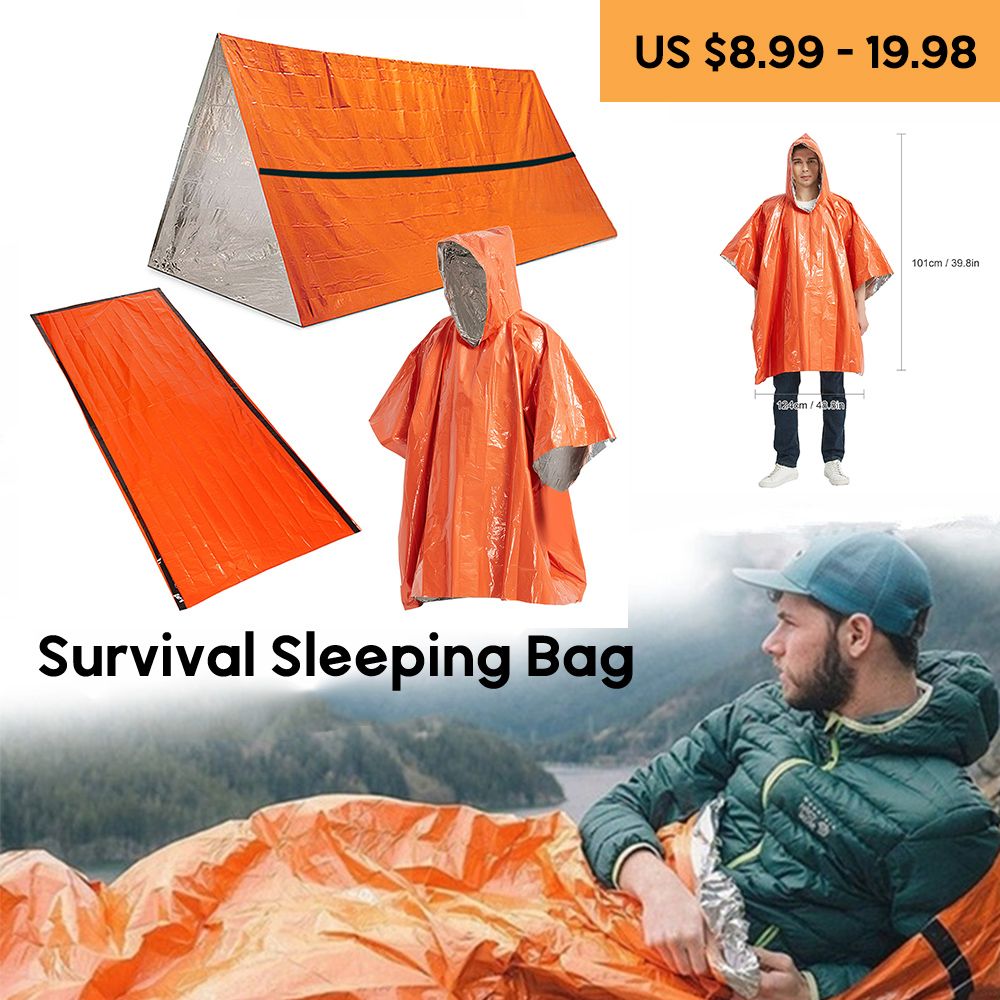 Thermal Emergency Sleeping Bag — angle 8, free shipping at JEHORIZON