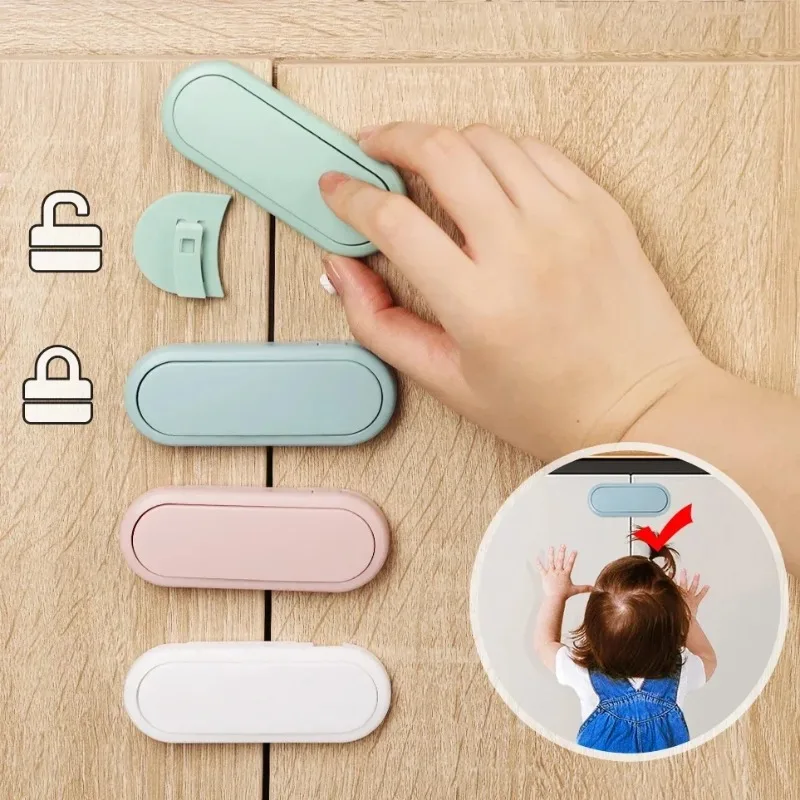 Baby Drawer Safety Latches — angle 2, free shipping at JEHORIZON