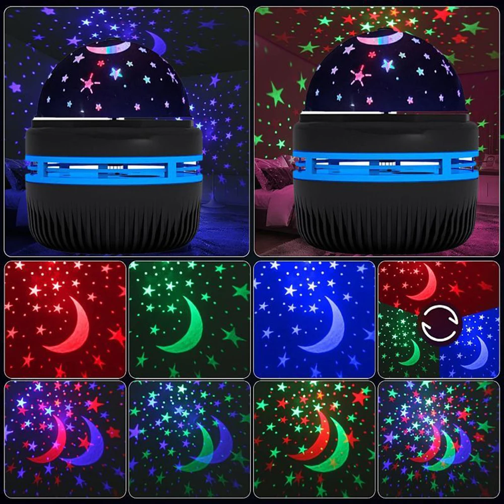 Starry Sky Galaxy Projector — angle 6, free shipping at JEHORIZON