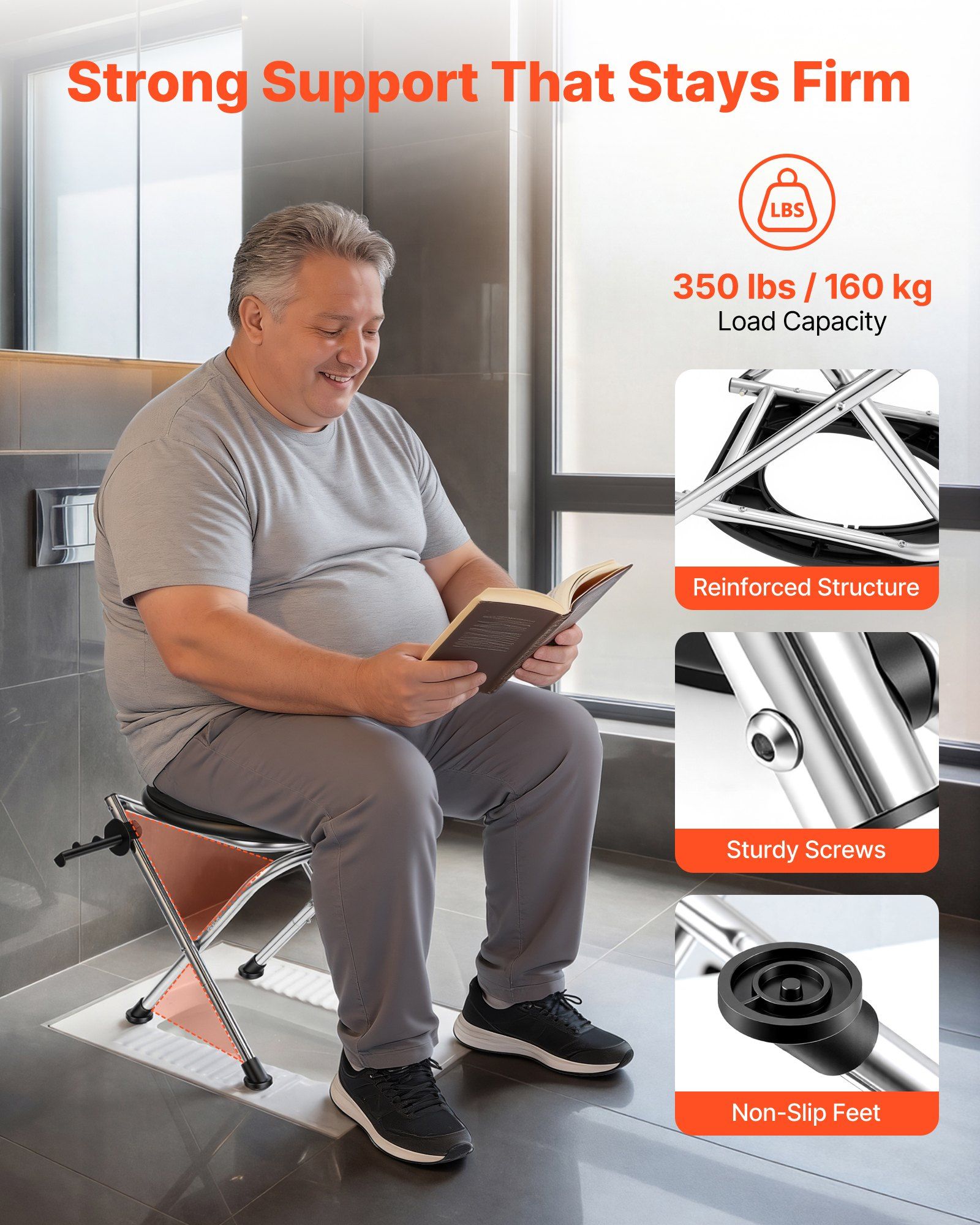 Portable Camping Toilet Outdoor Camping — angle 6, free shipping at JEHORIZON