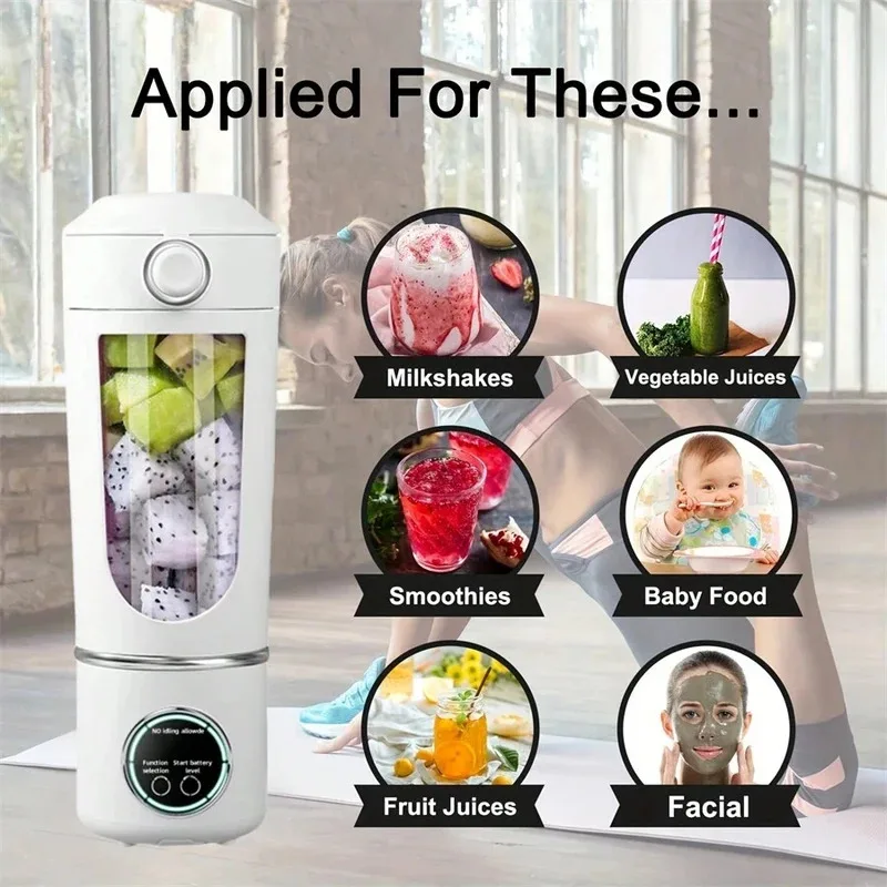 Portable 700ml Blender Bottle Kitchen Gadgets - view 5