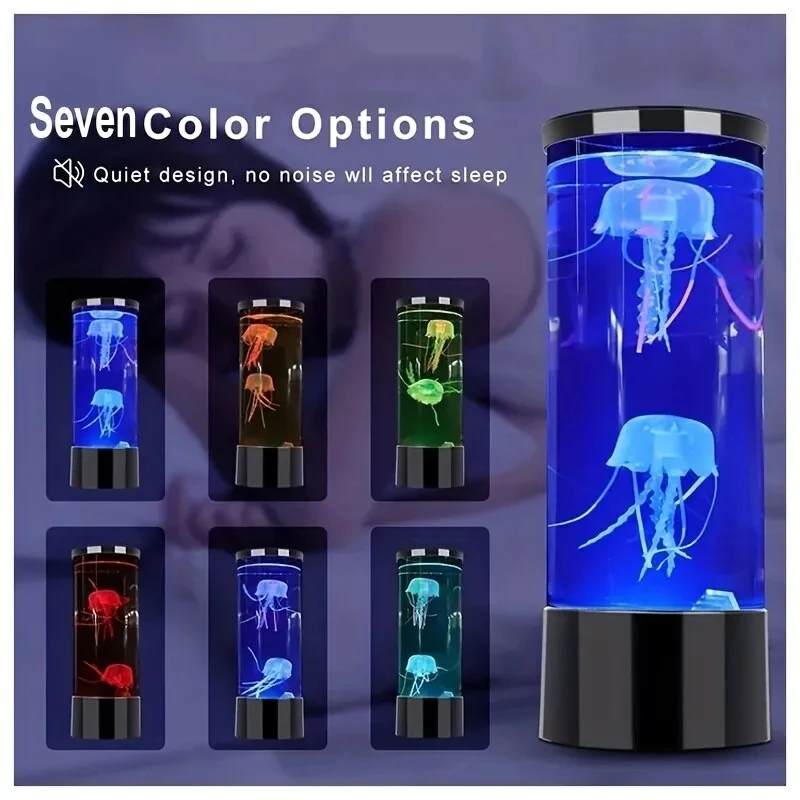Fantasy Jellyfish Night Light — angle 2, free shipping at JEHORIZON