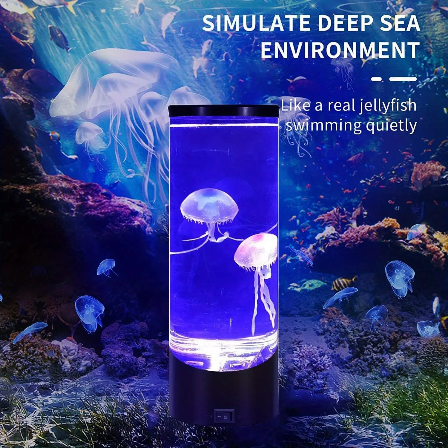 Fantasy Jellyfish Night Light — angle 3, free shipping at JEHORIZON