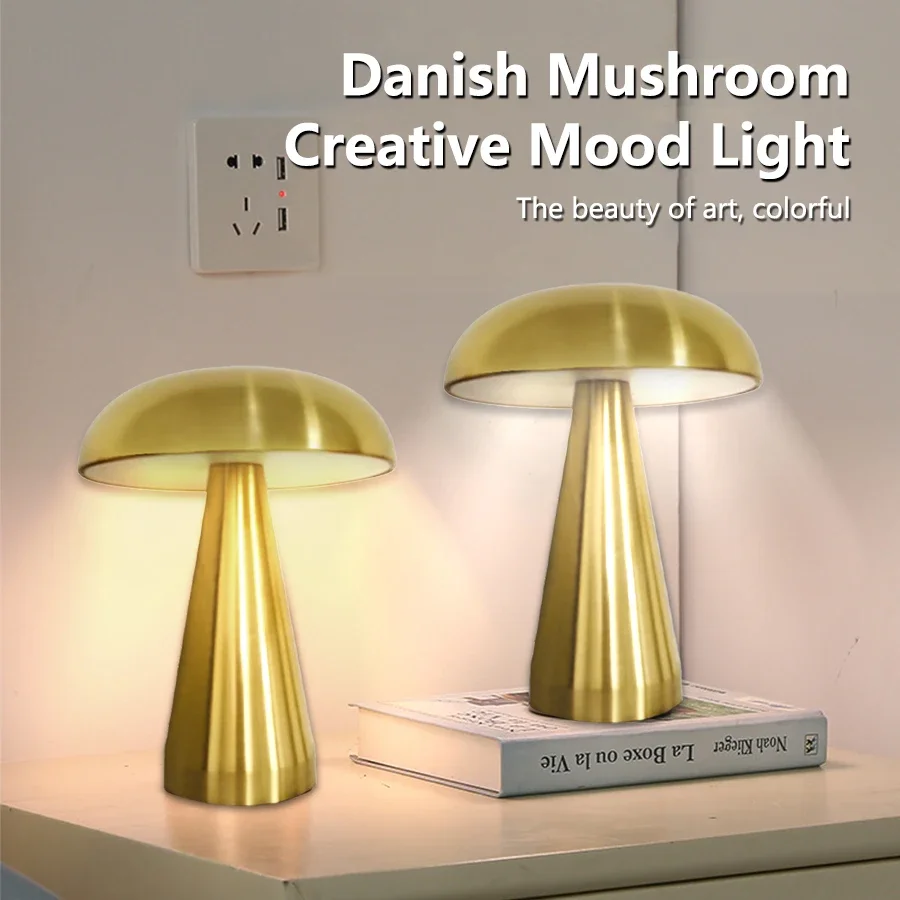Retro Mushroom Table Lamp Home Decor - view 5