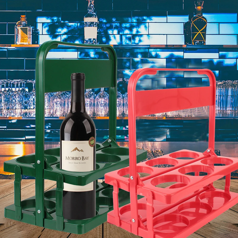 Foldable 6-Pack Drink Carrier — angle 5, free shipping at JEHORIZON