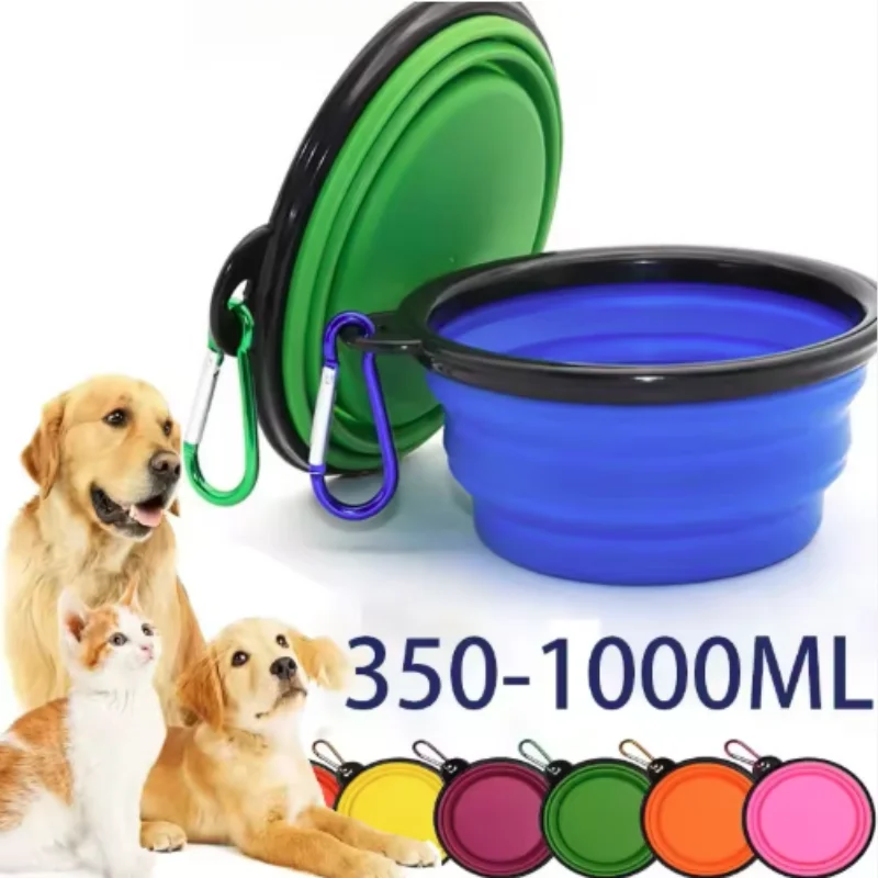 Collapsible Pet Travel Bowl — angle 3, free shipping at JEHORIZON