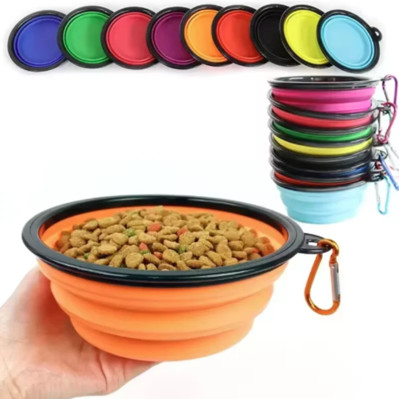 Collapsible Pet Travel Bowl — angle 4, free shipping at JEHORIZON