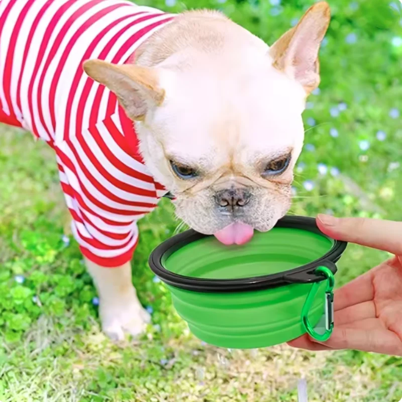 Collapsible Pet Travel Bowl — angle 6, free shipping at JEHORIZON