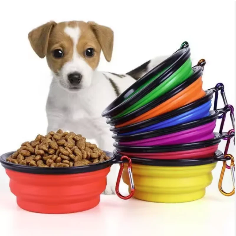 Collapsible Pet Travel Bowl — angle 2, free shipping at JEHORIZON