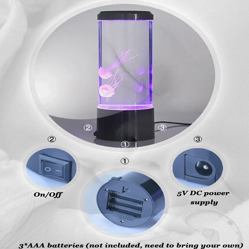 Jellyfish LED Lamp Home Decor - view 6