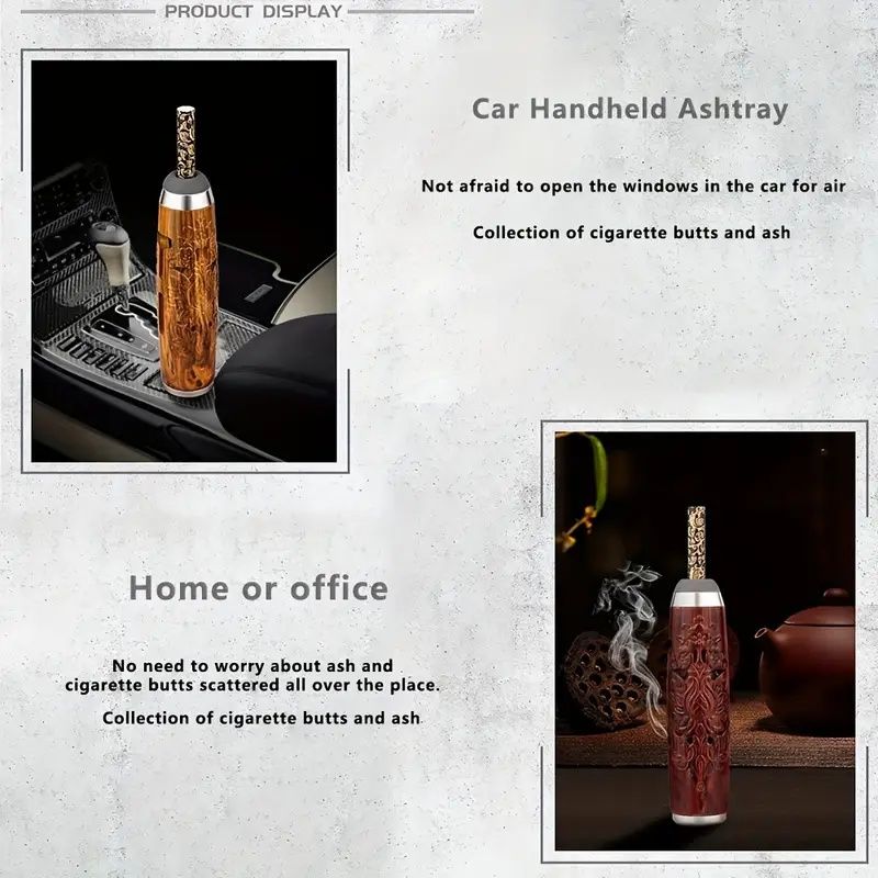 Car Ashtray: Odor & Stain Free - variant view 4