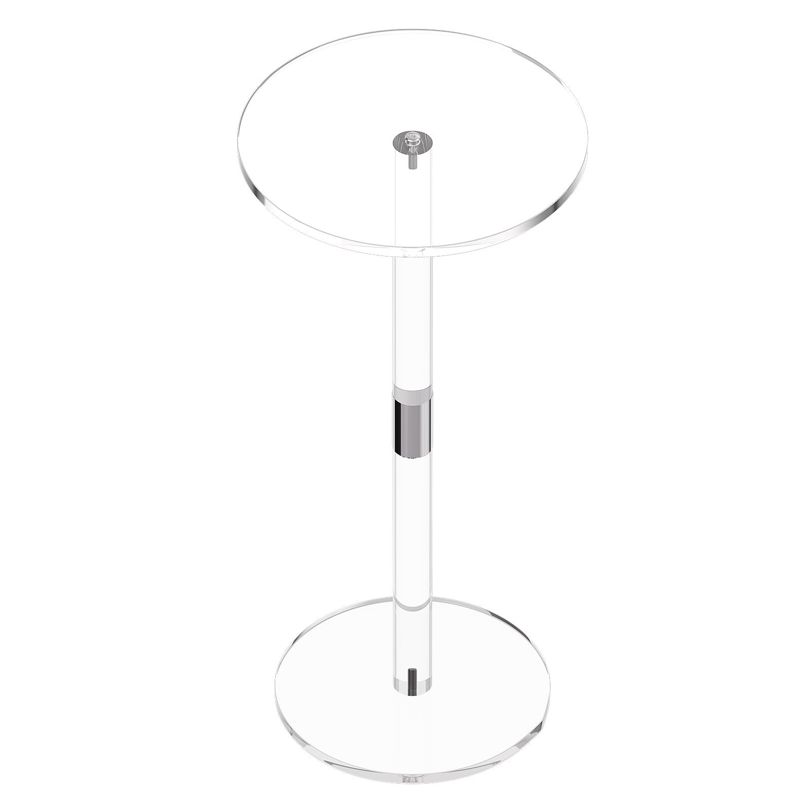 Clear Acrylic Drink Table - variant view 2