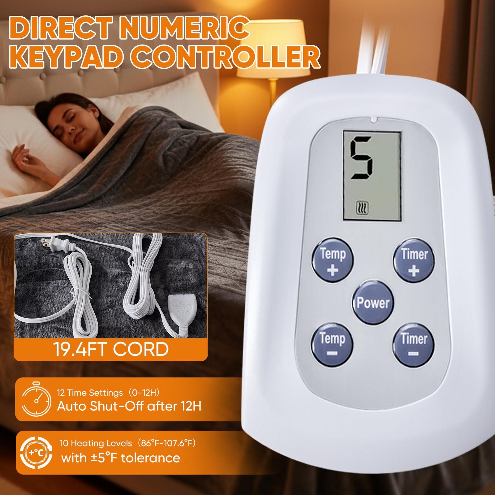 edx Electric Heated Blanket - variant view 8