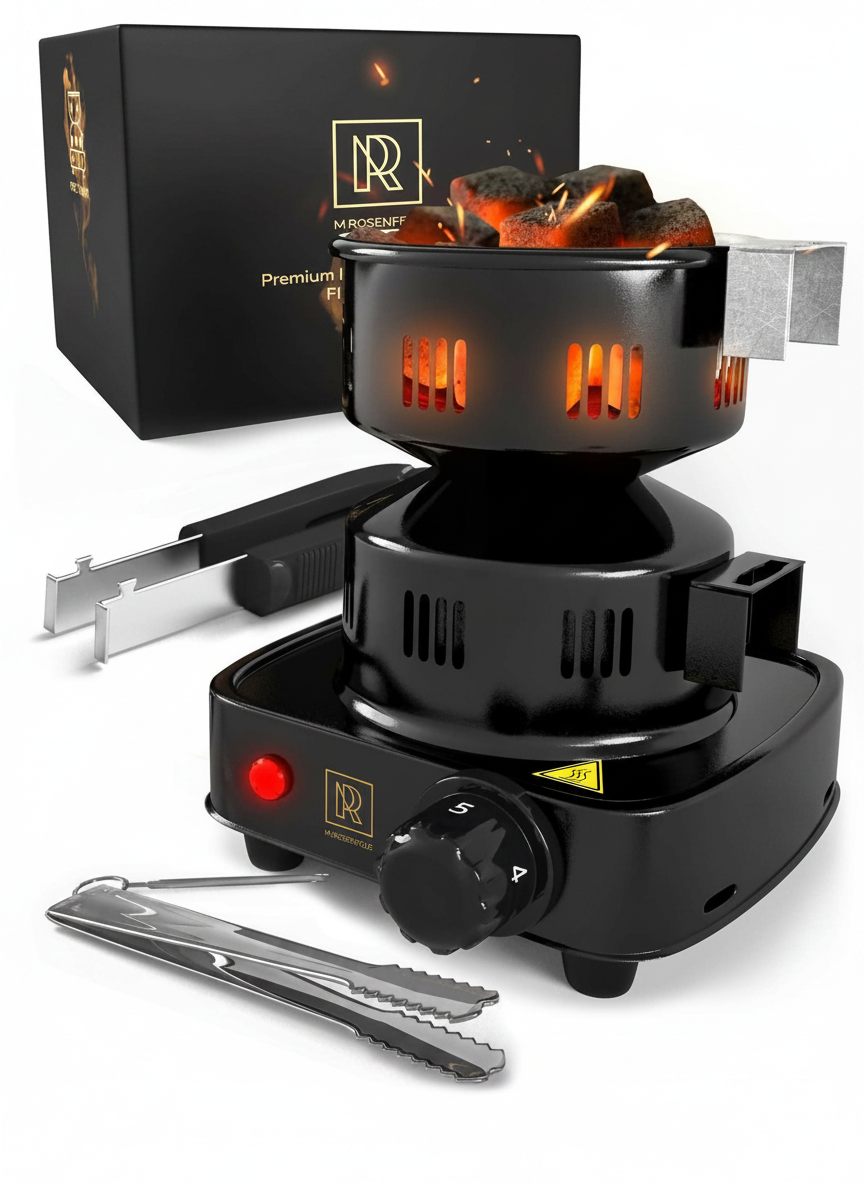 Electric Coal & Charcoal Starter Tongs — Grill, Hookah & Fire Pit - variant view 1